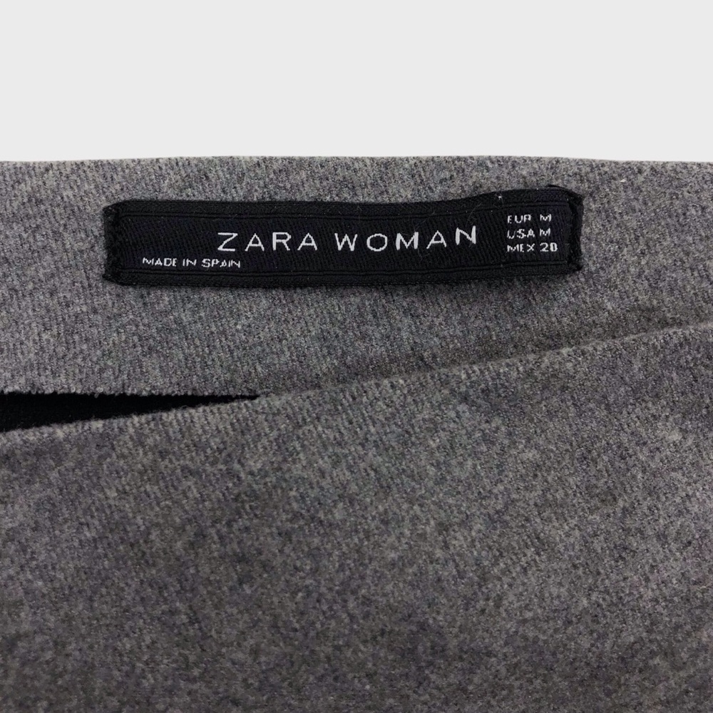 Zara Woman Knit A-Line Midi Skirt - Picture 5 of 5